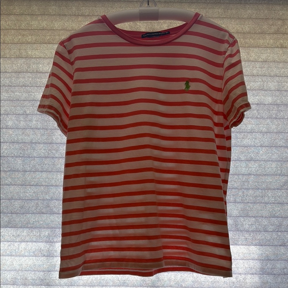 Ralph Lauren logo striped T